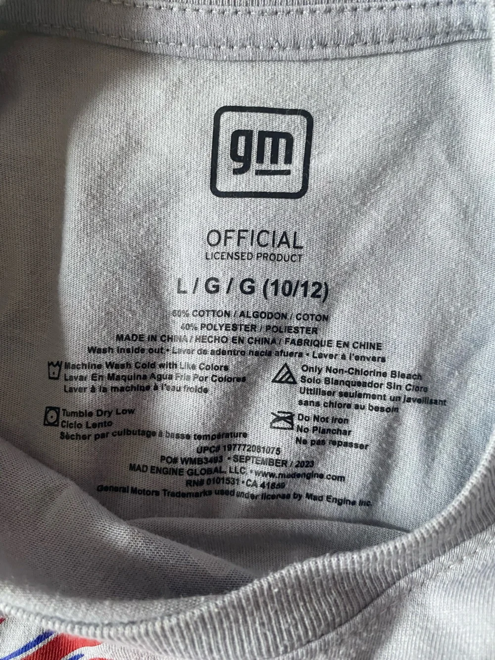 Chevrolet Camaro Graphic Tee - Light Gray